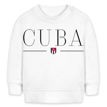 I Love Cuba, Design T-Shirt, Outfit - Baby Sweatshirt by Stanley/Stella - white - Front