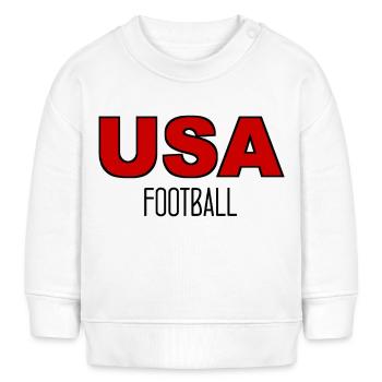 USA Football - Football américain - Sports - Sweat bébé bio Stanley/Stella - blanc - Devant