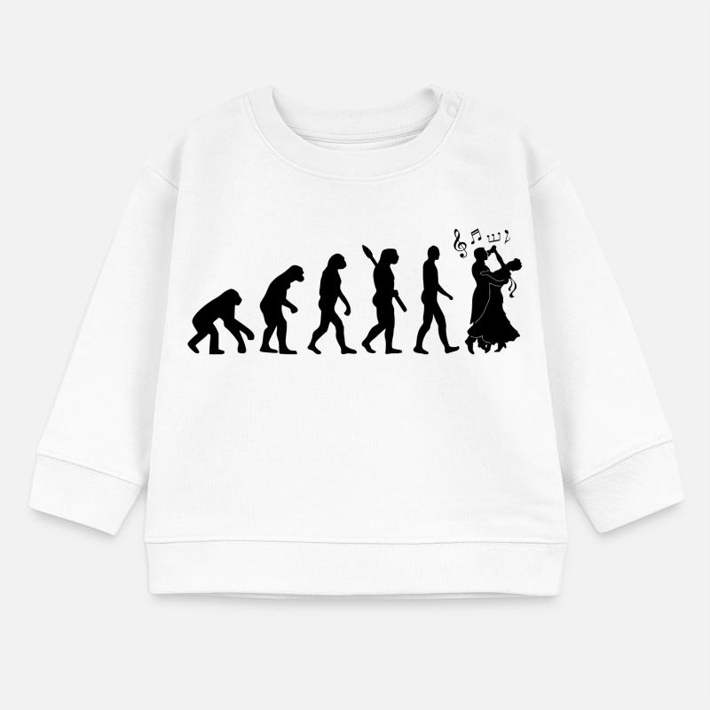 Darwin Evolution to Waltz - Black Sweat bébé bio Stanley/Stella