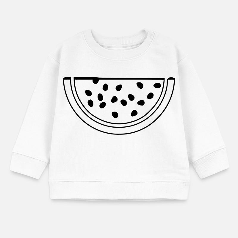 Melon pastèque Sweat bébé bio Stanley/Stella