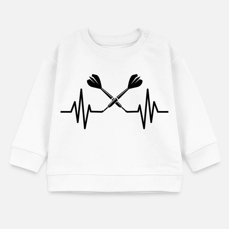 Logo de fléchettes Sweat bébé bio Stanley/Stella