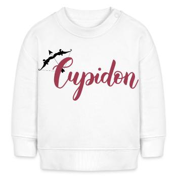Cupidon - Sweat bébé bio Stanley/Stella - blanc - Devant
