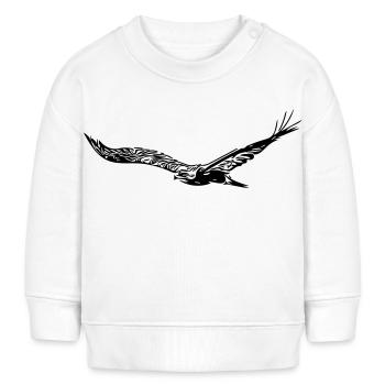 aigle - Sweat bébé bio Stanley/Stella - blanc - Devant