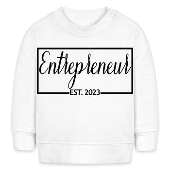 Entrepreneur Est. 2023 Graduated Entrepreneur Gift - Baby Sweatshirt by Stanley/Stella - white - Front