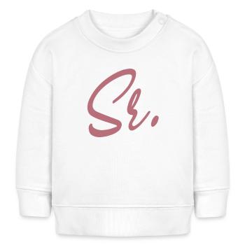 Sr. Verlobungsgeschenk Bräutigam wird Hochzeitsfeier - Baby Organic Sweatshirt Baby Changer von Stanley/Stella - Weiß - Vorne