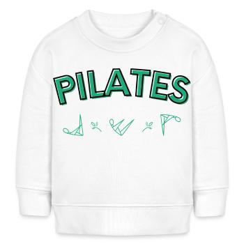 Pilates Verschiedene Positionen - Baby Organic Sweatshirt Baby Changer von Stanley/Stella - Weiß - Vorne