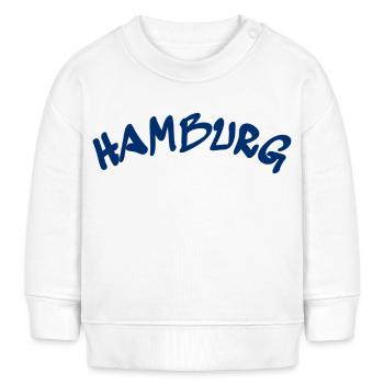 Hamburg - Deutschland - Germany - Hansestadt - Baby Organic Sweatshirt Baby Changer von Stanley/Stella - Weiß - Vorne