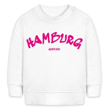 Hamburg - Hansestadt - Deutschland - Germany - Baby Organic Sweatshirt Baby Changer von Stanley/Stella - Weiß - Vorne