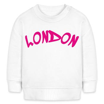 London - Great Britain - England - Baby Sweatshirt by Stanley/Stella - white - Front