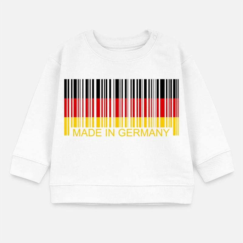 Barcode Made in Germany Baby Organic Sweatshirt Baby Changer von Stanley/Stella