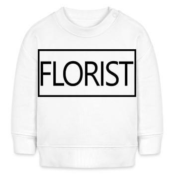 Florist Proud Graduate Florist Student Geschenk - Baby Organic Sweatshirt Baby Changer von Stanley/Stella - Weiß - Vorne