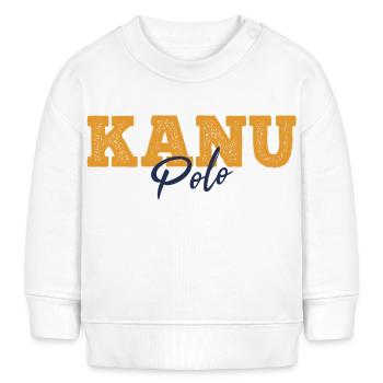 Kanupolo Kanu Polo Slogan - Baby Organic Sweatshirt Baby Changer von Stanley/Stella - Weiß - Vorne