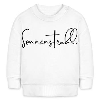 Mein Sonnenstrahl - Nickname - Baby Organic Sweatshirt Baby Changer von Stanley/Stella - Weiß - Vorne