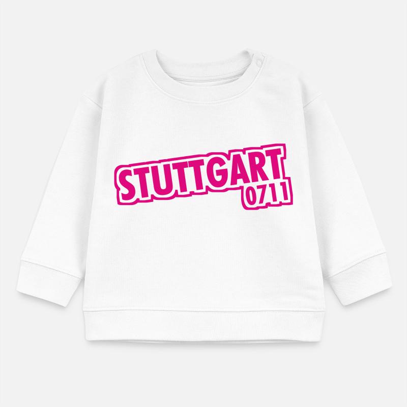 Stuttgart - 0711 - Area Code - Baden-Württemberg Baby Sweatshirt by Stanley/Stella