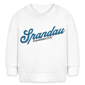 Spandau Berlin Bezirk Deutschland - Baby Organic Sweatshirt Baby Changer von Stanley/Stella - Weiß - Vorne