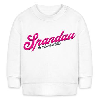 Spandau Berlin Bezirk Deutschland - Baby Organic Sweatshirt Baby Changer von Stanley/Stella - Weiß - Vorne
