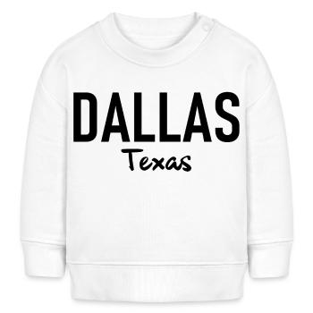 Dallas - Texas - États-Unis - États-Unis d’Amérique - Sweat bébé bio Stanley/Stella - blanc - Devant