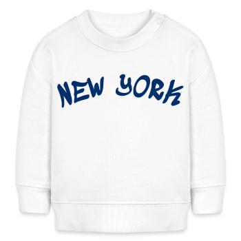New York - NY - NYC - Manhattan - Brooklyn - USA - Baby Sweatshirt by Stanley/Stella - white - Front