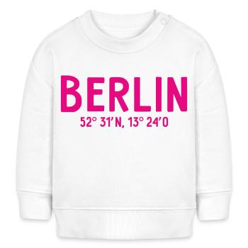 Coordonnées Berlin - Berlin Bear - Sweat bébé bio Stanley/Stella - blanc - Devant