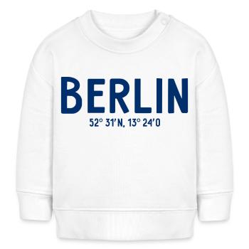 Coordonnées Berlin - Berlin Bear - Sweat bébé bio Stanley/Stella - blanc - Devant