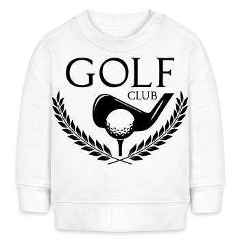 Club de golf - Sweat bébé bio Stanley/Stella - blanc - Devant
