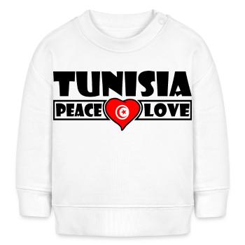 Tunesien - Baby Organic Sweatshirt Baby Changer von Stanley/Stella - Weiß - Vorne