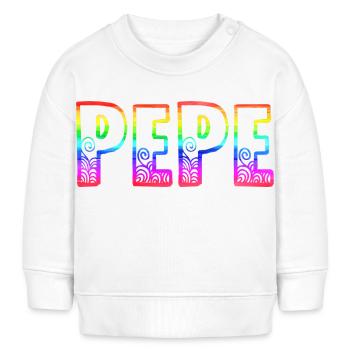 Pepe RS Rainbow - Baby Sweatshirt by Stanley/Stella - white - Front