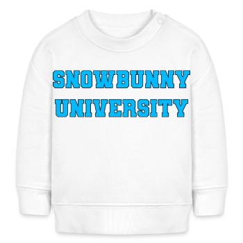 Snowbunny University - Baby Sweatshirt by Stanley/Stella - white - Front
