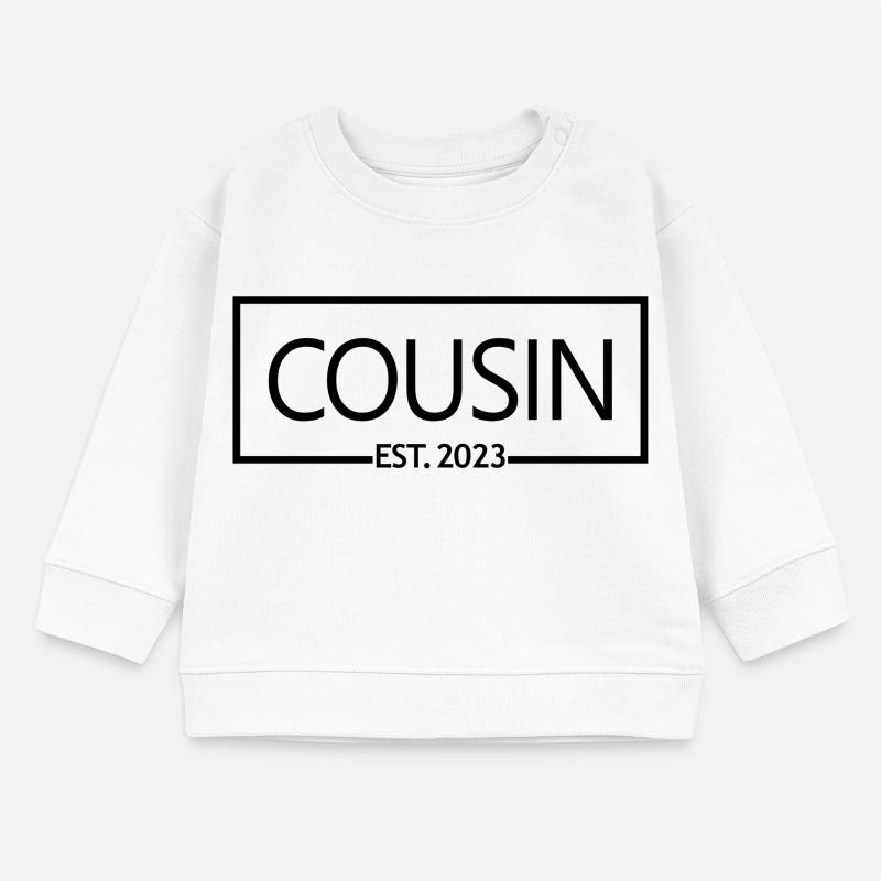 2023, Cousin wird Schwangerschaft enthüllen Baby Organic Sweatshirt Baby Changer von Stanley/Stella