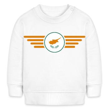 Cyprus style design t-shirt - Baby Sweatshirt by Stanley/Stella - white - Front