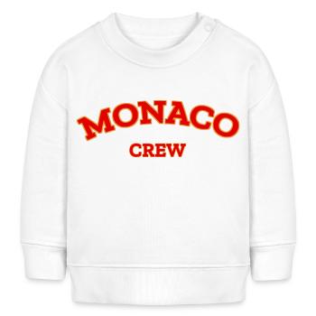 Monaco Crew - Monte Carlo - Mediterranean Sea - Baby Sweatshirt by Stanley/Stella - white - Front