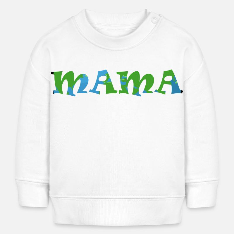 Maman - Sweat bébé bio Stanley/Stella - blanc