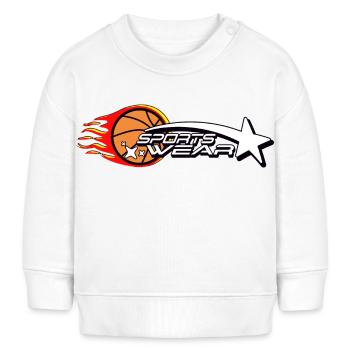 Sports Wear - Baby Organic Sweatshirt Baby Changer von Stanley/Stella - Weiß - Vorne