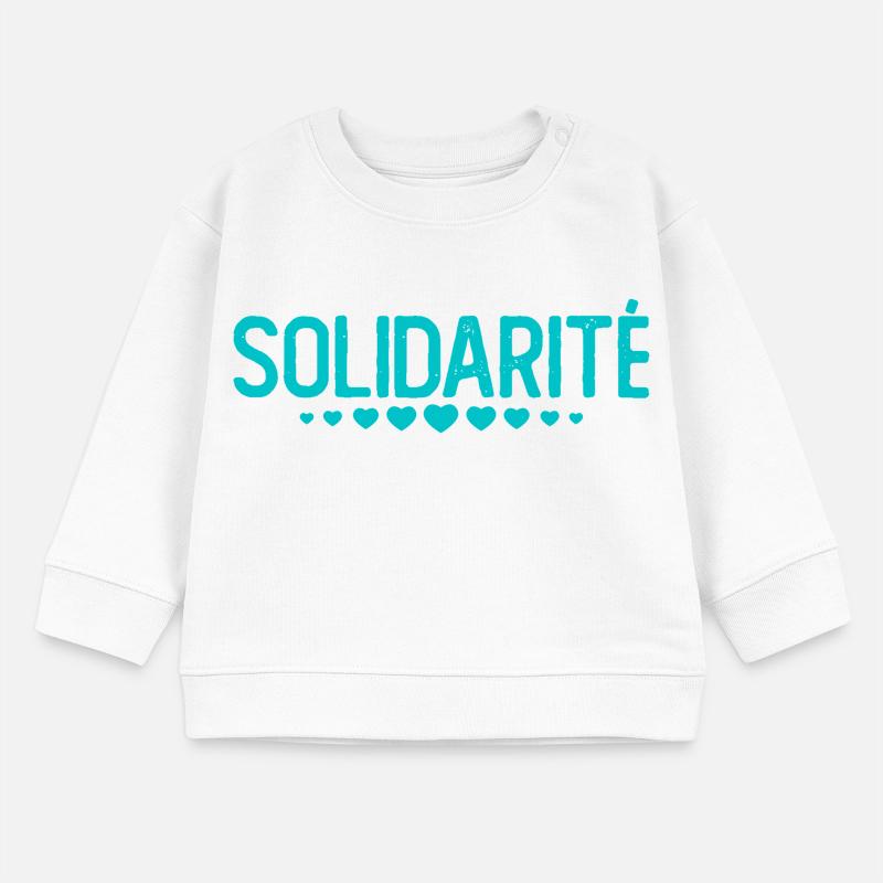 Solidarité Sweat bébé bio Stanley/Stella