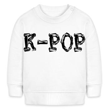 K-POP - Baby Organic Sweatshirt Baby Changer von Stanley/Stella - Weiß - Vorne
