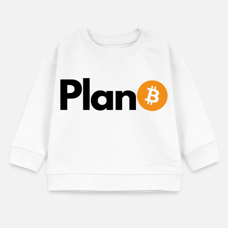 Krypto Plan BITCOIN 1 BTC Baby Organic Sweatshirt Baby Changer von Stanley/Stella