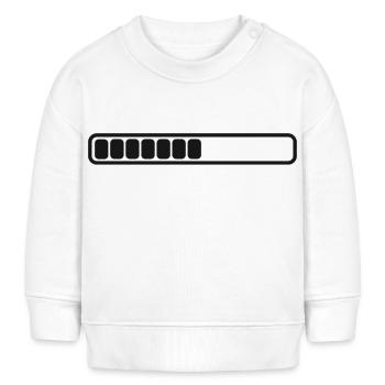 Affichage de la charge poutres de chargement séparées Niveau de batterie - Sweat bébé bio Stanley/Stella - blanc - Devant