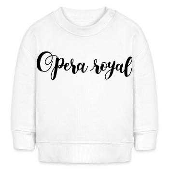 opera royal - Sweat bébé bio Stanley/Stella - blanc - Devant