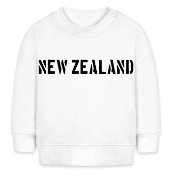 Nouvelle-Zélande - Kiwi - Aotearoa Neuseeland Auckland - Sweat bébé bio Stanley/Stella - blanc - Devant