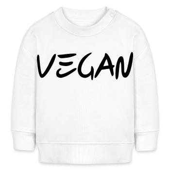 VEGAN - Animal rights - Bio - Baby Organic Sweatshirt Baby Changer von Stanley/Stella - Weiß - Vorne