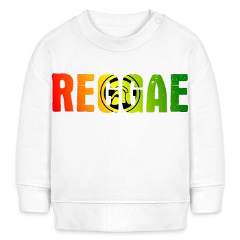 Cheval de Troie reggae - Sweat bébé bio Stanley/Stella - blanc - Devant