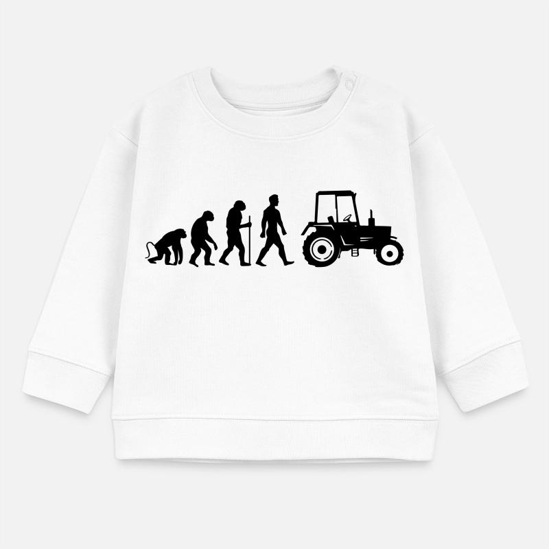 traktor evolution Baby Organic Sweatshirt Baby Changer von Stanley/Stella