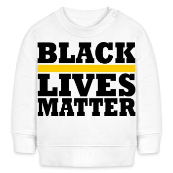 Black Lives Matter - Sweat bébé bio Stanley/Stella - blanc - Devant
