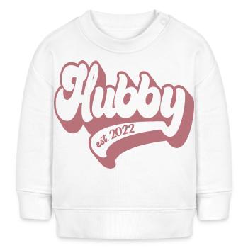 Hubby Est. 2022 - Future Husband, Engagement Party - Baby Sweatshirt by Stanley/Stella - white - Front
