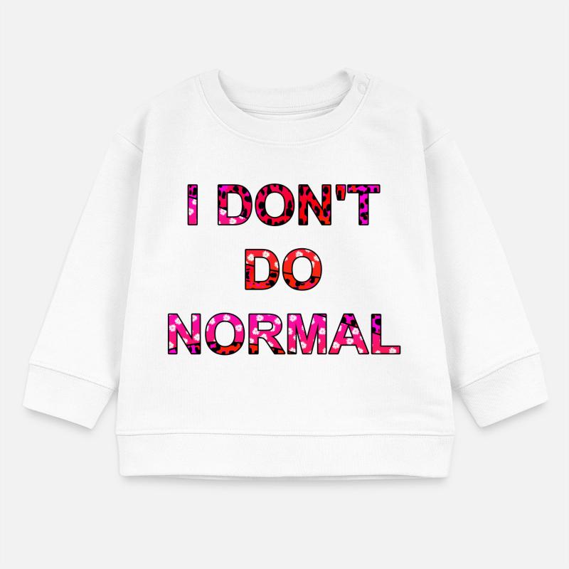Je ne fais pas normal - je ne fais pas normal Sweat bébé bio Stanley/Stella
