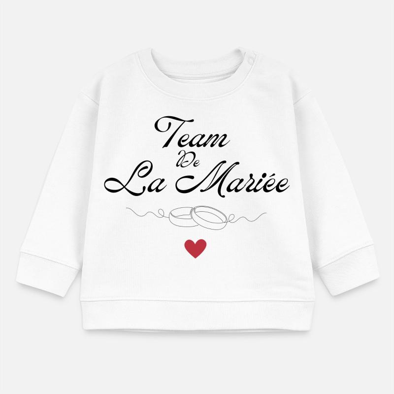 Bride Team - Bride Team Baby Sweatshirt by Stanley/Stella