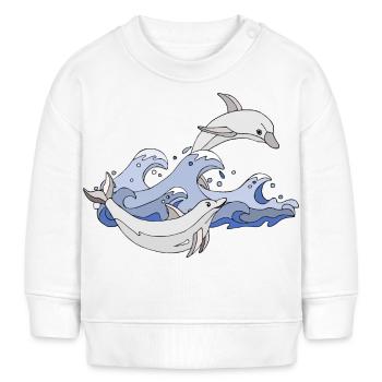 Delphine - Baby Organic Sweatshirt Baby Changer von Stanley/Stella - Weiß - Vorne