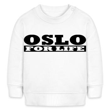 Oslo pour la vie - Sweat bébé bio Stanley/Stella - blanc - Devant