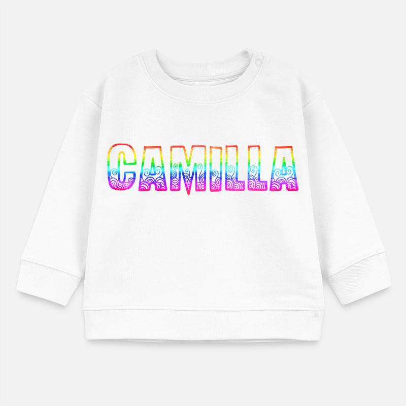camilla rs regenbogen Baby Organic Sweatshirt Baby Changer von Stanley/Stella