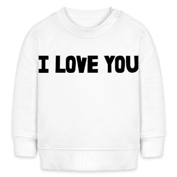 ICH HABE GERADE GEHEIRATET. Junggesellinnenabschied. VALENTINSTAG. PAAR. LIEBE - Baby Organic Sweatshirt Baby Changer von Stanley/Stella - Weiß - Vorne